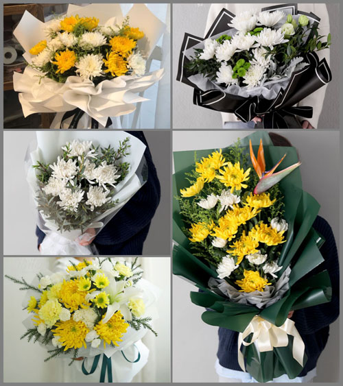 江苏泰州泰兴市滨江镇小马庄村白事花束代送